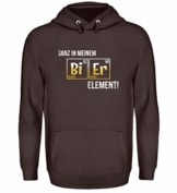 Unisex Bier Kapuzenpullover Hoodie für Bier-liebende Chemie-Freaks und Nerds